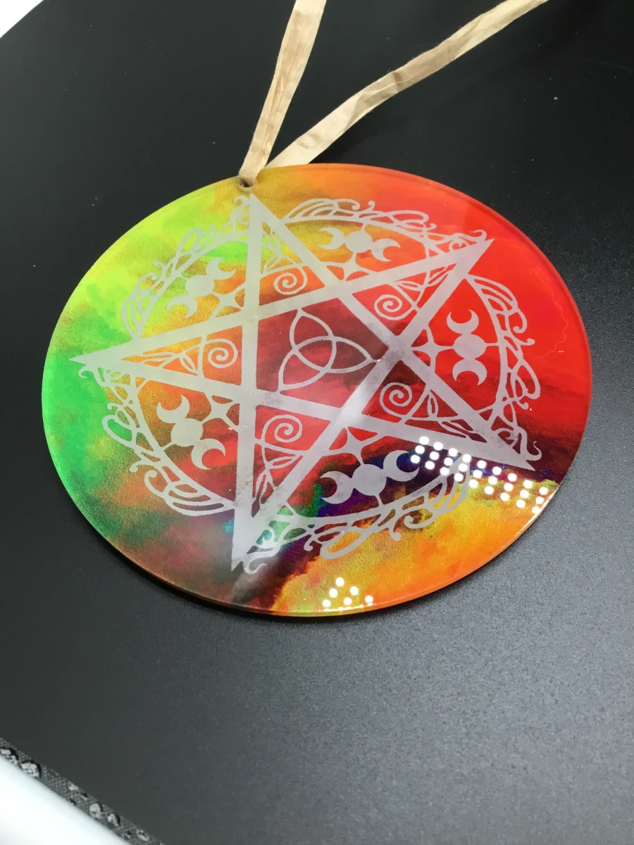 Mystic Pentacle Window Decor & Charger - Image 7