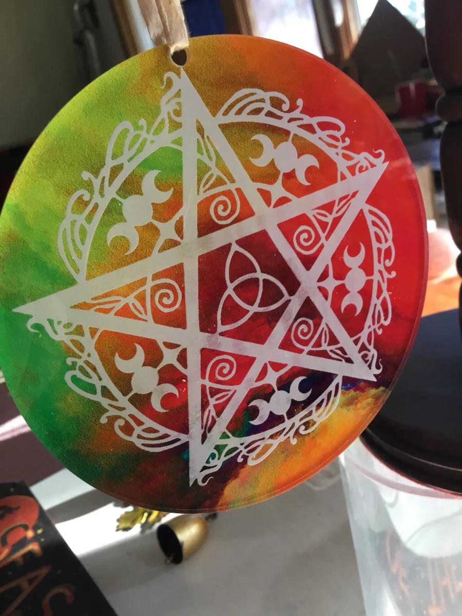 Mystic Pentacle Window Decor & Charger - Image 10