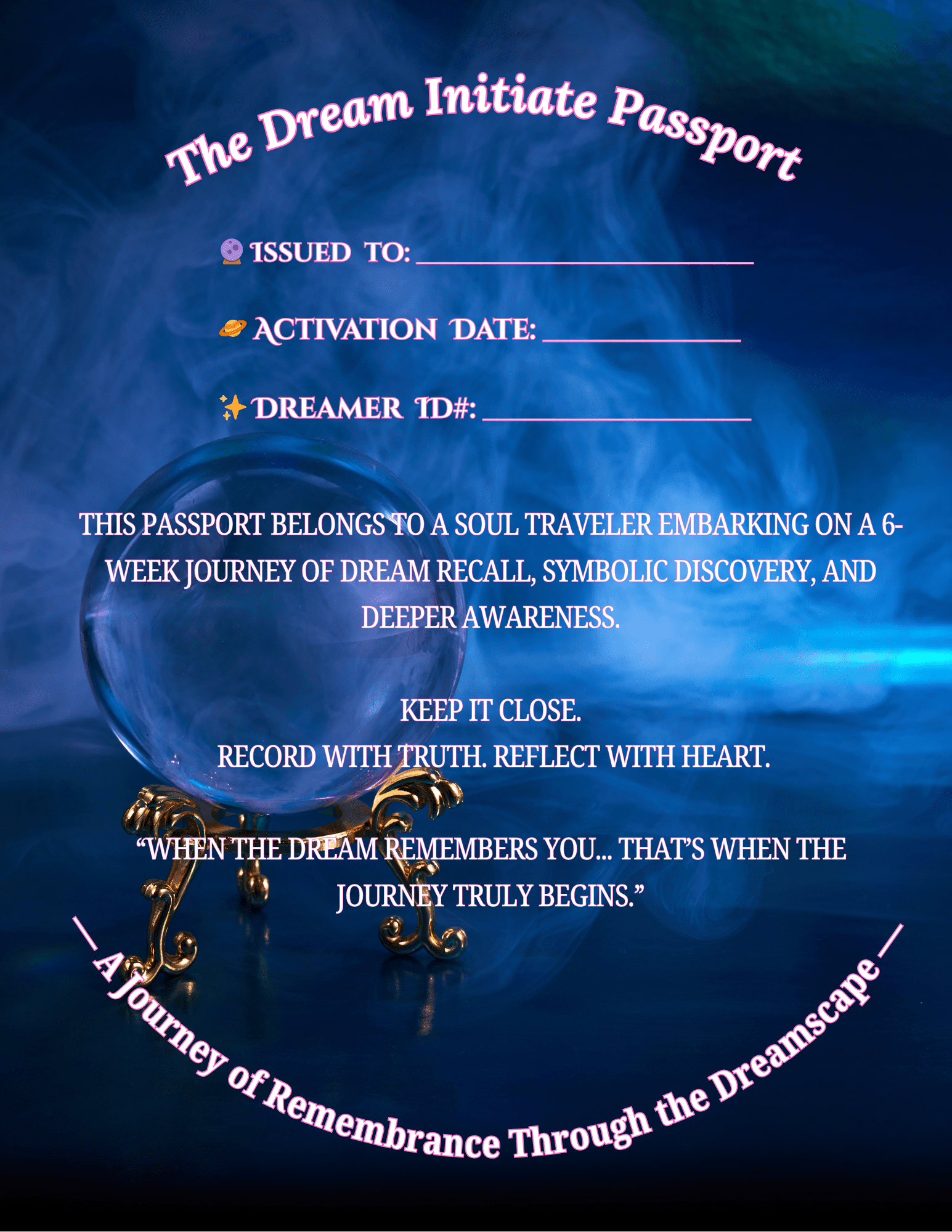 Pic of Dreamers passport TIER 2