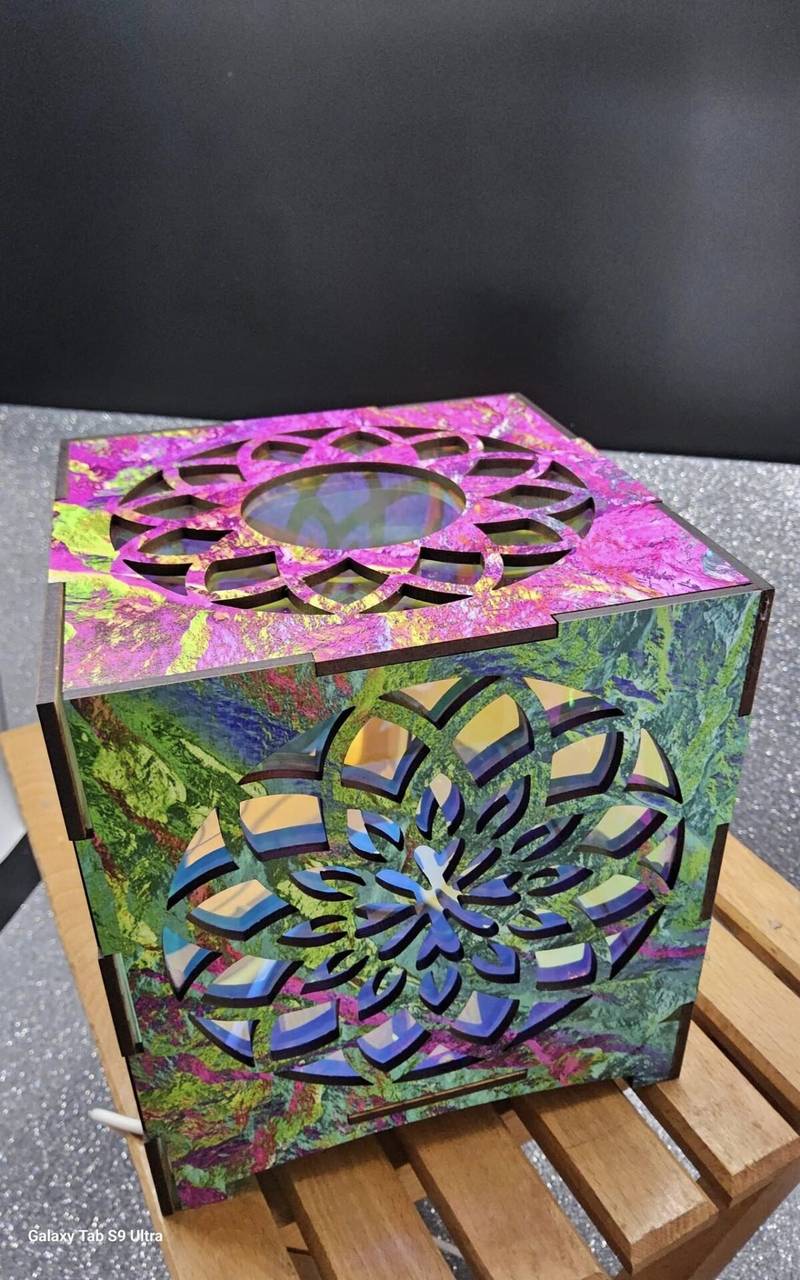 Tranquil Buddha & Tree of Life Lamp: Illuminate Your Space with Serenity - Image 8