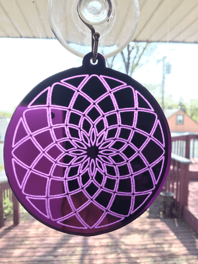 Reflective Wonders: Mirrored Dream Catcher